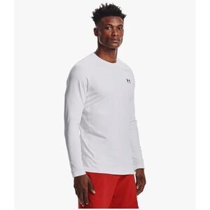 Under Armour FLEECE LINED NWT Cold Gear Fitted Crew White